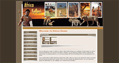 Desktop Screenshot of africasafari.org.za