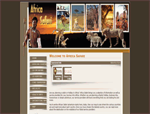 Tablet Screenshot of africasafari.org.za